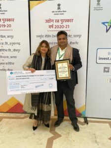 accurate sensing technologies wins Rajasthan Udyog Ratna Award